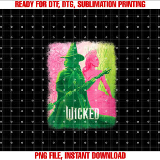 Womens Wicked Elphaba Glinda Tonal T-shirt