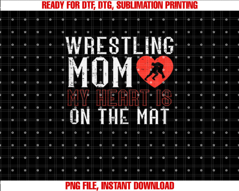 Wrestling Mom In The Mat Wrestler Mama Mommy Wrestle Women T-shirt