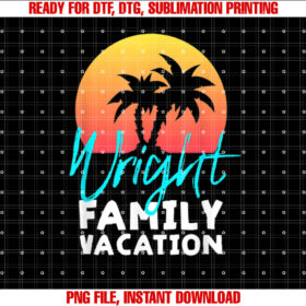 Wright Family Vacation T-shirt