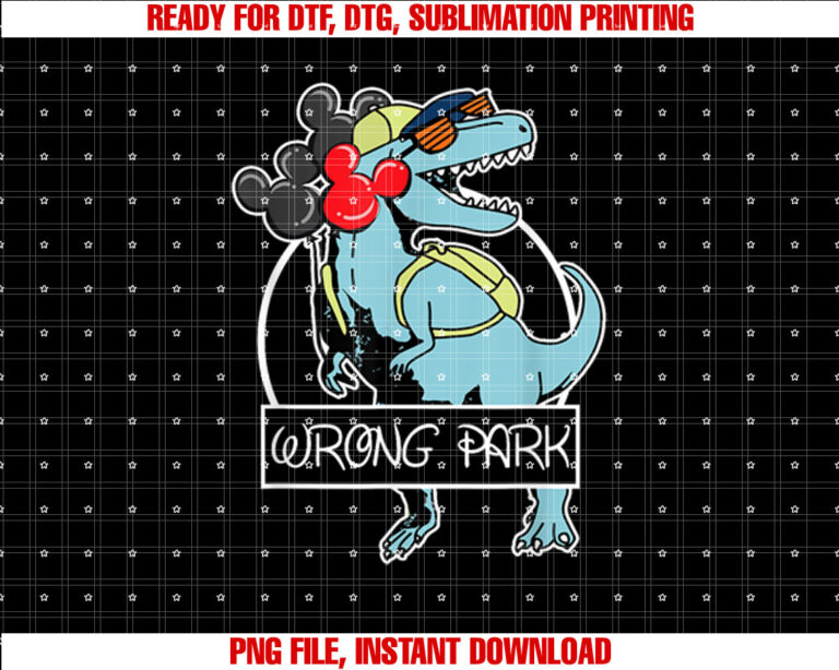 Wrong Park Dinosaur Funny Glasses T-shirt