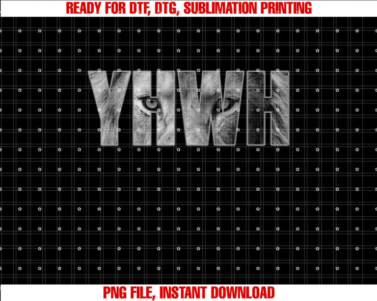 YHWH Yahweh God Lion Clothing T-shirt
