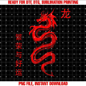 Year of the Dragon 2025 Chinese New Year 2025 Red Dragon T-shirt