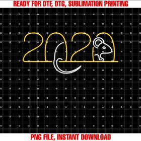 Year of the Rat 2020 Happy Chinese New Year Gift T-shirt