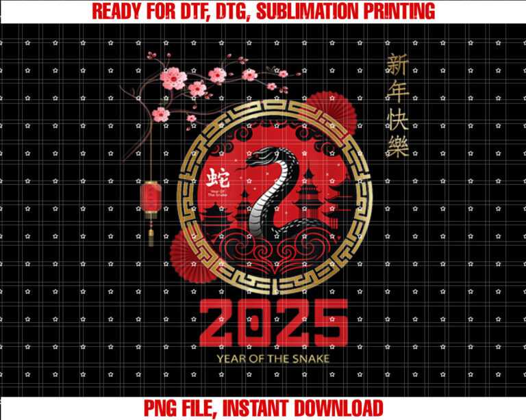 Year Of The Snake Lunar New Year 2025 T-shirt