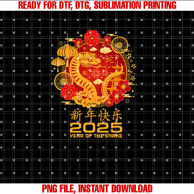 Year of the Snake Traits Chinese Zodiac Lunar New Year 2025 T-shirt