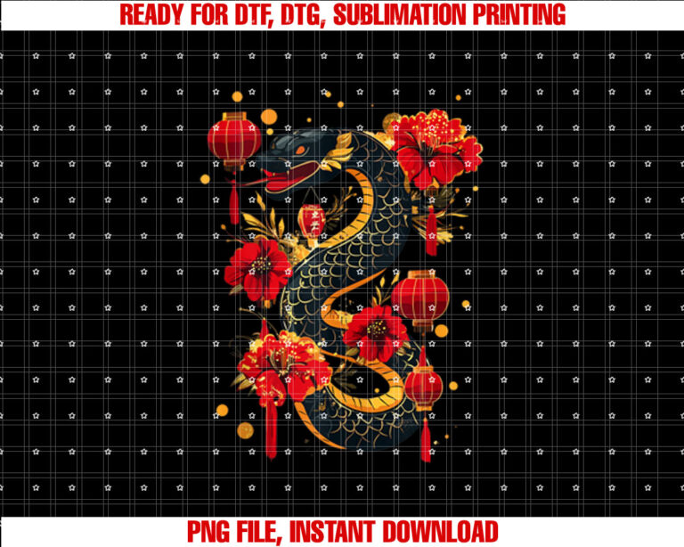 Year Of The Snake Zodiac Lunar Chinese New Year 2025 T-shirt
