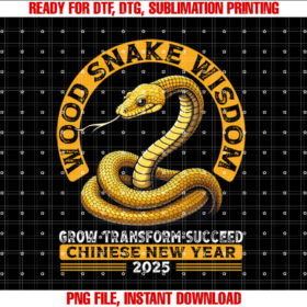 Year of the Wood Snake Chinese New Year 2025 T-shirt