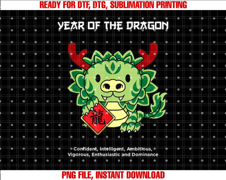 Year of The Dragon Chinese Zodiac Lunar New Year T-shirt