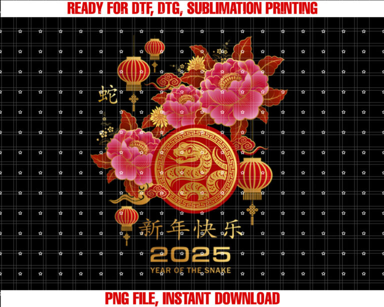 Year Of The Snake 2025 Lunar New Year Chinese New Year 2025 T-shirt