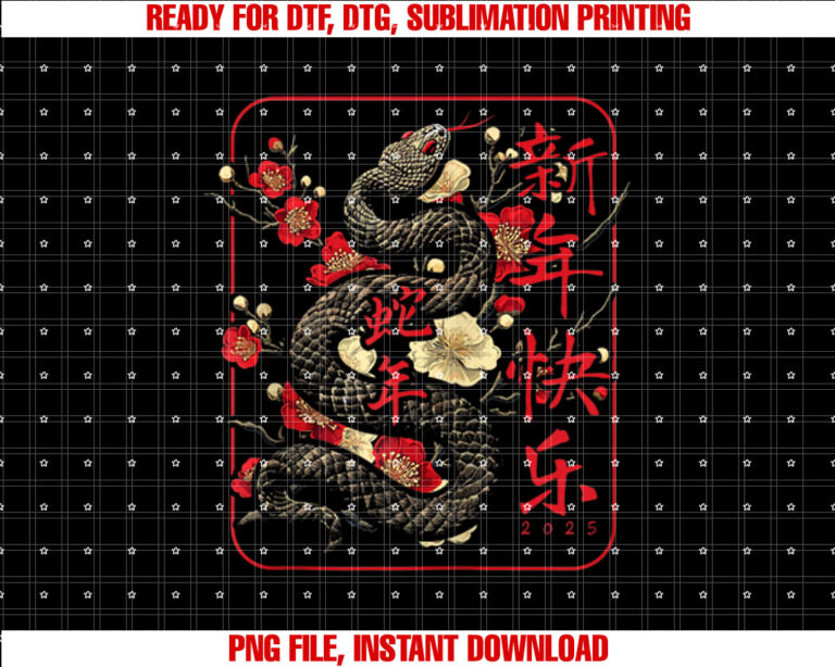 Year of the Snake 2025 Chinese New Year T-shirt