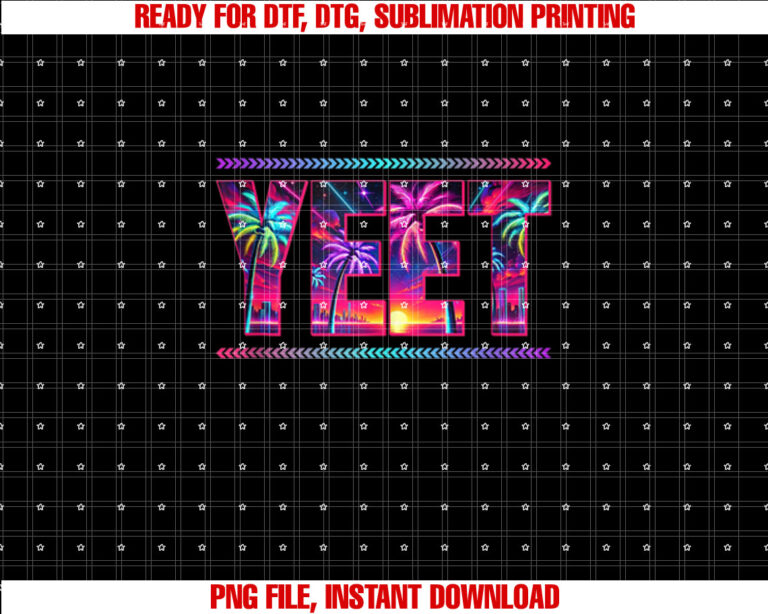 Yeet Funny Meme Quote Vintage Cyberpunk Vibes Souvenir T-shirt