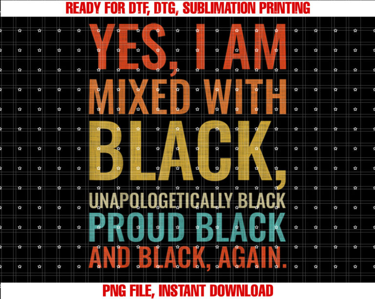 Yes I Am Mixed With Proud History Month Retro T-shirt