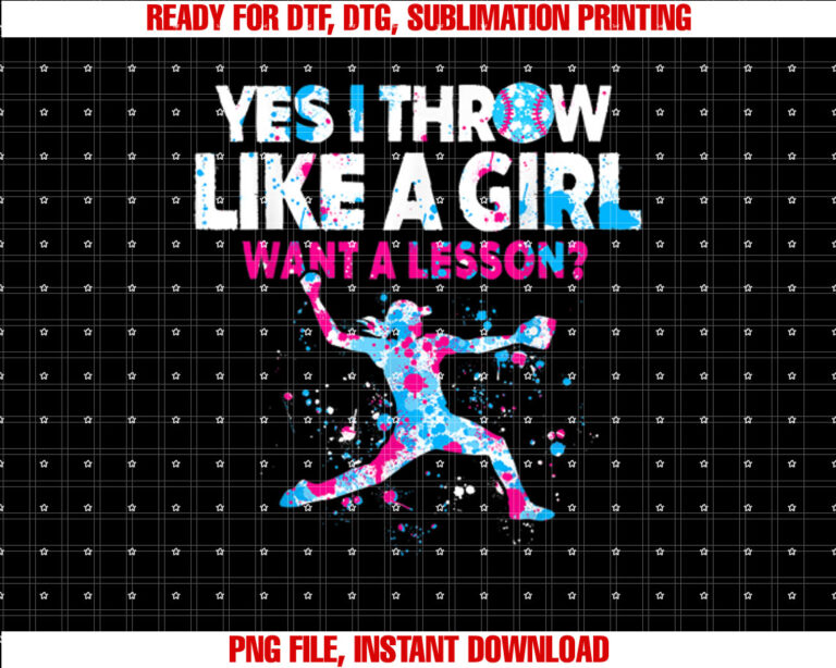 Yes I Throw Like A Girl Want A Lesson Softball Gift T-shirt