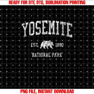 Yosemite Vintage National Park Sports Design Tee T-shirt