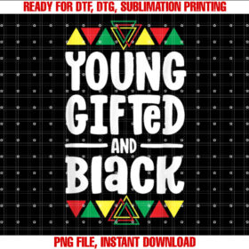 Young Gifted and History S for Boys African T-shirt
