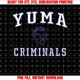 Yuma High School Criminals C1 T-shirt
