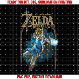 Zelda Breath of the Wild Link Arch Shot Graphic T-shirt