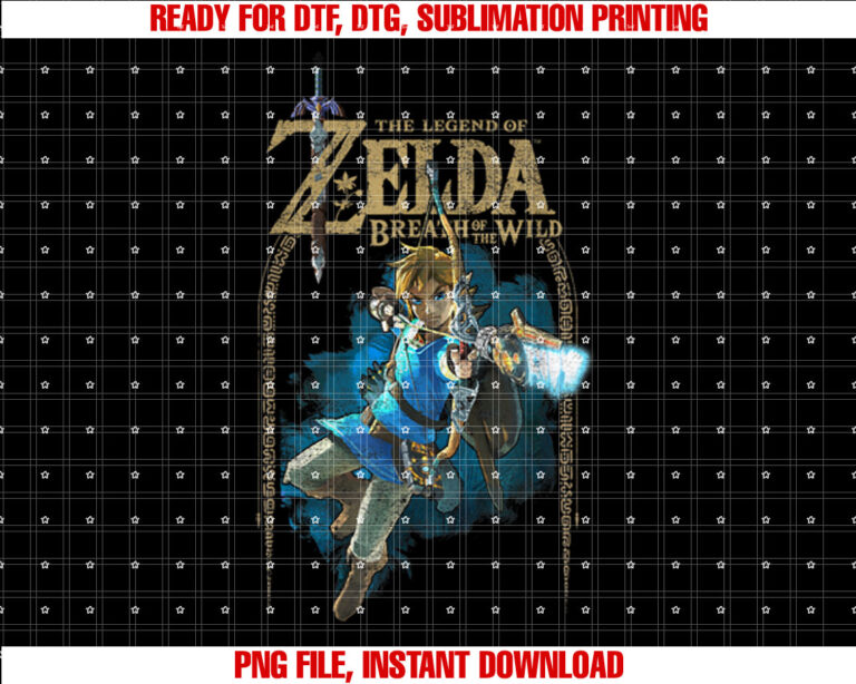 Zelda Breath Of The Wild Link Arch Shot Graphic T-shirt