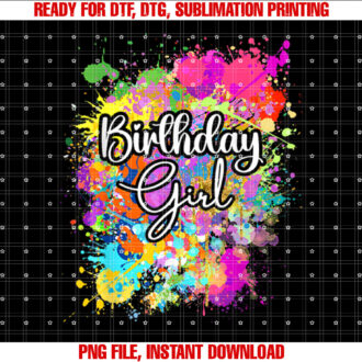 paint party supplies Birthday kids girl paint splashes T-shirt