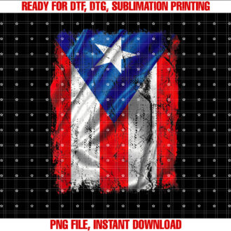 vintage Puerto Rico flag for men women kids and family T-shirt