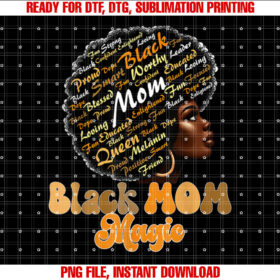 Womens History Month  Mom Magic Melanin T-shirt