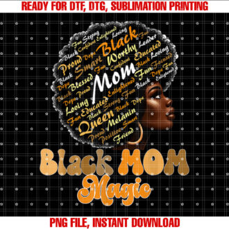 womens History Month Tee Mom Magic Melanin T-shirt
