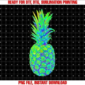 Edm Pineapple Trippy Edm Colorful Rave Tee