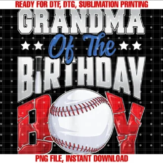 Ethrlo Baseball Birthday Decorations Supplies Teegrandma Baseball Birthday Boy Family Baller Bday Party Tee