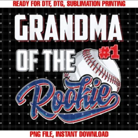Ethrlo Rookie of the Year 1st Birthday Decorationsgrandma of Rookie 1 Years Old Team 1st Birthday Baseball Tee