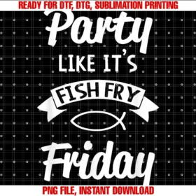 Easter Merchfriday Fish Fry Lent Tee