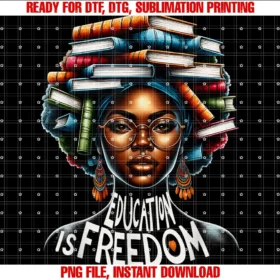 Education is Freedom African American Teacherseducation is Freedom Proud African American Teachers Women Tee