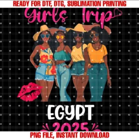 Egypt Girls Trip 2025black Girls Trip Egypt 2025 Vacation Matching Tee