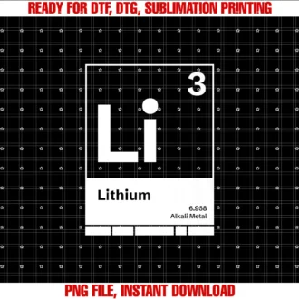 Element of Surpriselithium With Atomic Emission Spectrum Minimalist Tee