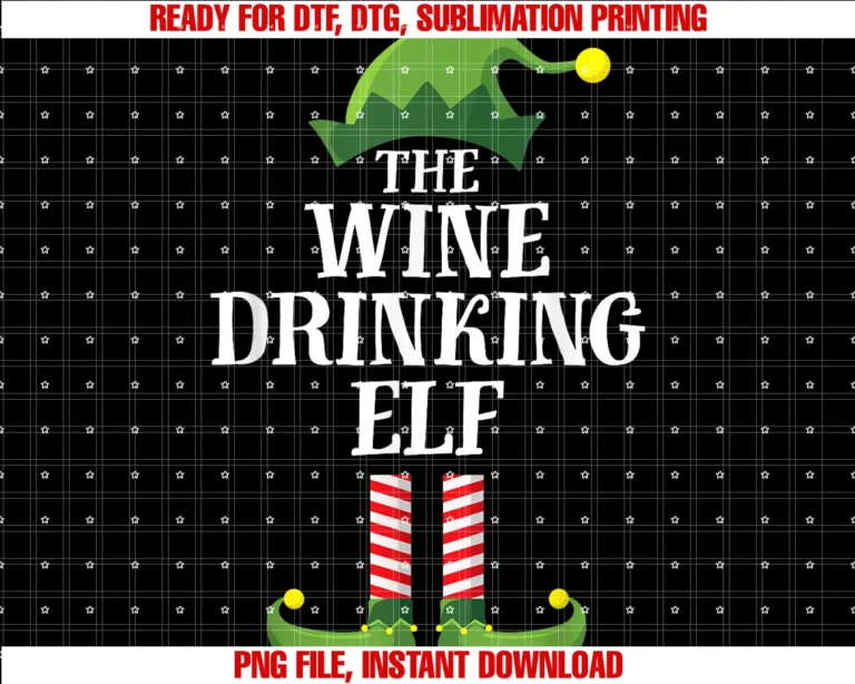 Elf Family Christmas Emporiumwine Drinking Elf Matching Family Group Christmas Tee