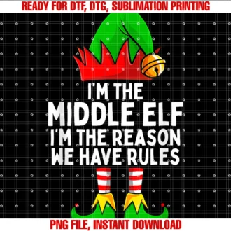Elf Matching Family Christmas Group Storeim the Middle Elf Matching Family Christmas Tee