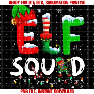 Elf Squad Christmas Shirtelf Family Christmas Matching Pajamas Xmas Elf Squad Tee