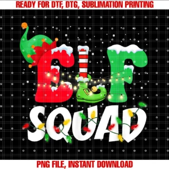 Elf Squad Christmaself Family Christmas Matching Pajamas Xmas Shirt Elf Squad Tee