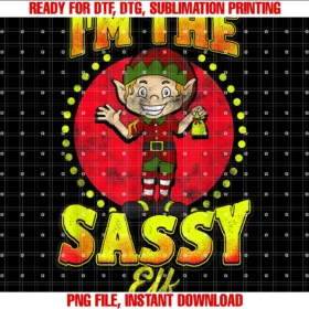 Elf Xmas Outfitsim the Sassy Elf Shirt Family Matching Funny Xmas Pajama Tee