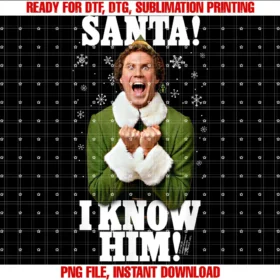Elfsanta I Know Him Tee