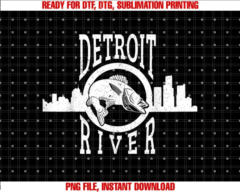 Eternal Anglerdetroit River Walleye Fishing for Men Women Tee