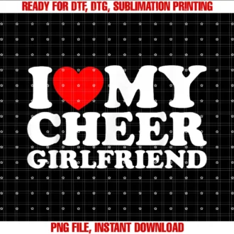 Express My Love Novelty Storei Love My Cheer Girlfriend Tee