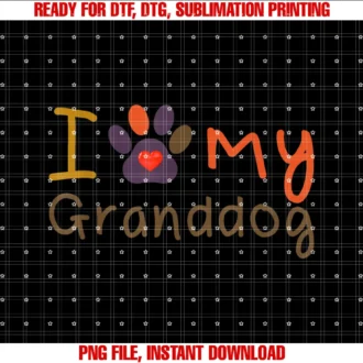 Fall Colors I Love My Granddog Dog Loverssi Love My Granddog Fall Shirt for Dog Grandpas and Grandmas Tee
