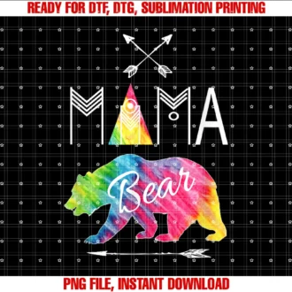 Family Bear Matching Shirtscamping Vacation Giftsmama Bear Tie Dye Matching Family Vacation Camping Cool Tee