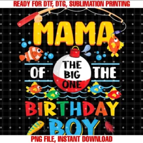 Family Ofishally One Birthday Theme Fishingmama of the Big One Fishing 1st Birthday Ofishally Family Tee