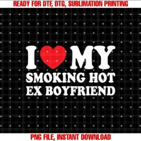 Family Roots Supply Coi Love My Smoking Hot Ex Boyfriend Funny Girlfriend Tee