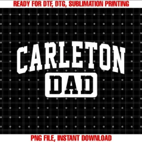 Family University College Arch Retro Designcarleton College Dad Father Arch Vintage Family Men Women PNG, Sublimation Design