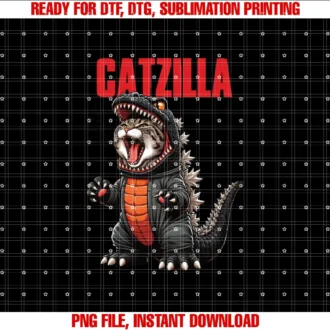 Feline Fashions Cat Apparelusacute Cat Kitty Catzilla for Cat Moms Cat Dads Pet Lovers Tee