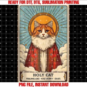 Feline Fashions Cat Apparelusafunny Tarots Card Holy Cat Religious Parody Kitten Kitty Cat Zip Hoodie Tee