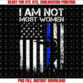 Female Police American Flag Giftwomens I Am Not Most Women Female Police American Flag Gift Tee