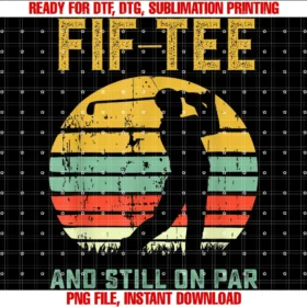 Fifty Year Old Golfer Humor Turning 50 Golf Designfunny 50th Birthday Golf Pun Golfing 50 Year Old Golfer Tee Tee